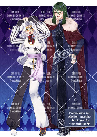 Commission for /Golden_Morpho 2