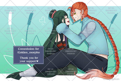 Commission for /Golden_Morpho Commission for /Golden_Morpho