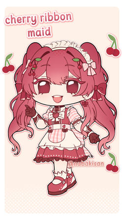 🍒 Cherry Ribbon Maid